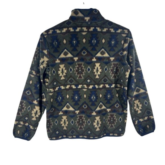 Weatherproof Vintage Fleece Women's Medium Pullover Aztec Pattern Sweatshirt NEW - Picture 2 of 8